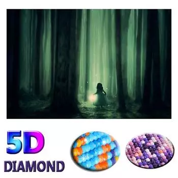 5D Алмазная картина Красивый пейзаж Вышивка крестом DIY Алмазная мозаика Вышивка 20X30CM