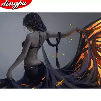 5D Алмазная Картина Полная Алмазная Мозаика Алмазная Вышивка Крестом Украсить Подарок 20X30CM