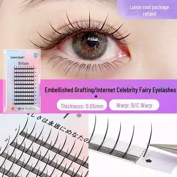 5D Cartoon Fairy Flower Eyelashes - Easy-Clip Triple-Prong Design Mixed