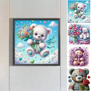 5D-Diamant-Gemlde zum Selbermachen Runder Bohrer Br-Set Heimdekoration Kunstha BJ965