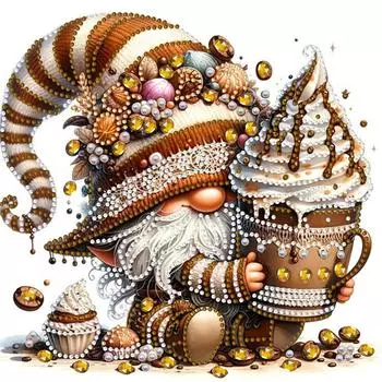 5D-Diamant-Gemlde-Zwerg-Set zum Selbermachen teilweise speziell geformter Bohre GSYX444