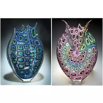 5D-Diamant-Malerei-Set zum Selbermachen runder Ваза Борера Heimdekoration Kunsth V7742