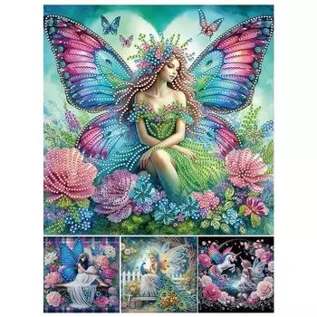 5D-Diamant-Malerei-Set zum Selbermachen teilweise speziell geformter Bohrer Mdc KH327