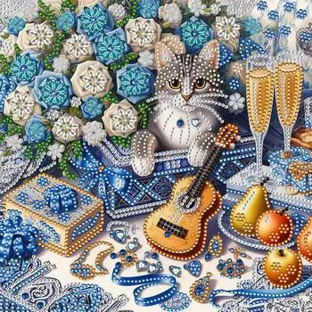 5D-Diamant-Malerei-Set zum Selbermachen teilweise speziell geformt Tierdekoratio CX216