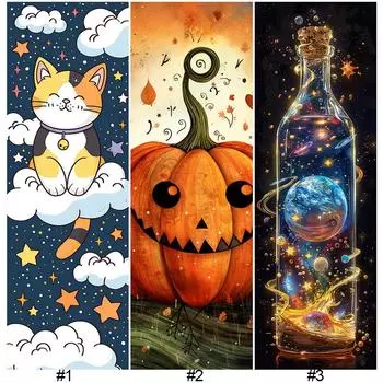 5D-Diamantgemlde zum Selbermachen Runder Bohrer Cartoon-Set Heimdekoration Kuns A9531