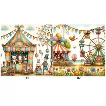 5D-Diamantgemlde zum Selbermachen Runder Bohrer Cartoon-Set Heimdekoration Kuns Z229