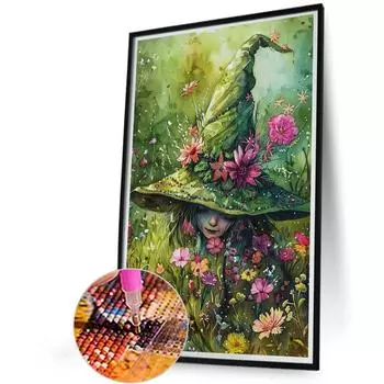 5D-Diamantgemlde zum Selbermachen Runder Bohrer Feen-Set Heimdekoration Kunstha