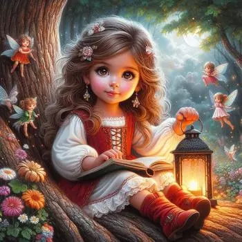 - 5D-Diamantgemlde zum Selbermachen runder Bohrer Mdchen-Set Heimdekoration Ku