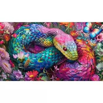 5D-Diamantgemlde zum Selbermachen Runder Bohrer Tier-Set Heimdekoration Kunstha A9021