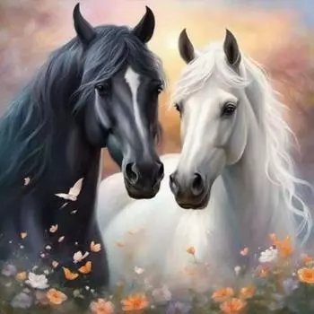 5D-Diamantgemlde zum Selbermachen Runder Bohrer Tier-Set Heimdekoration Kunstha sz6143