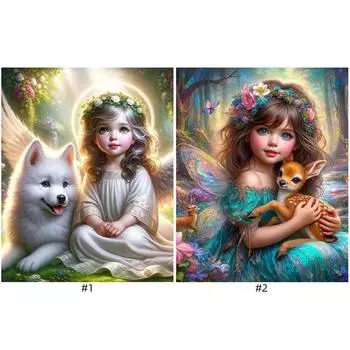 - 5D-Diamantgemlde Zum Selbermachen Squaretischer Bohrer Engel-Set Heim-Wanddek ZQA4732