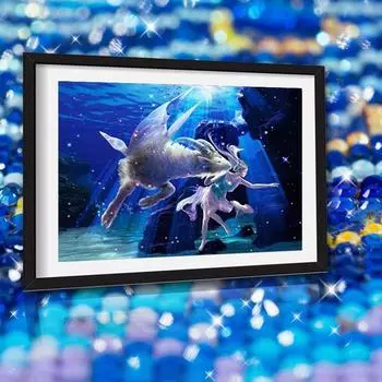 5d Diy Алмазная картина 12 Зодиакальная Алмазная вышивка Созвездия Звездный пейзаж Вышивка крестом 20X30CM