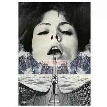 5d DIY Алмазная картина Абстрактная женщина Полная круглая Алмазная вышивка Продажа Мозаика Алмазная картина 20X30CM