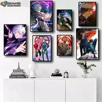 5D Diy Алмазная картина Аниме Дзюдзюцу Кайсен Вышивка крестом Полный Алмазная вышивка Мозаика Full Round 20X30CM