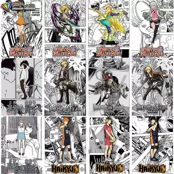 5D Diy Алмазная картина Аниме Плакат Вышивка крестиком Полный Алмазная вышивка Мозаика Full Round 20X30CM