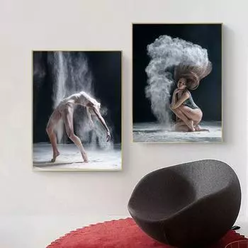 5D DIY Алмазная картина Арт-танцовщица Алмазная вышивка Набор для вышивки крестом Полный горный хрусталь Мозаика Домашний декор Round 20x30cm