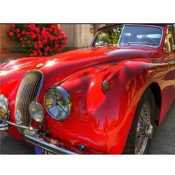 5D DIY Алмазная картина Автомобиль Пейзаж Домашнее украшение Вышивка Картина Ручная работа Художественные наборы 20X30CM