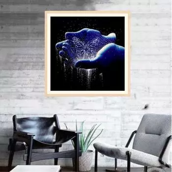 5D DIY Алмазная картина Бабочка в руках Ловец снов Вышивка Ручная работа