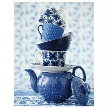 5D DIY Алмазная картина чашка Набор для вышивки крестом Мозаика Алмазная вышивка Роза Полный круглый/квадратный дрель Украшение дома Round 20x30cm