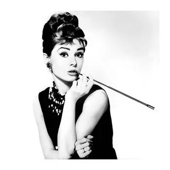 5D Diy Алмазная картина Черно-белая женщина Алмазная вышивка Крестом Домашний декор Подарки ручной работы Round 20x30cm