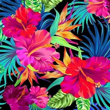 5D DIY Алмазная картина Цветочная картина Стразы Искусство Алмазная вышивка Цветы Вышивка крестиком Настенная мозаика 30X30CM