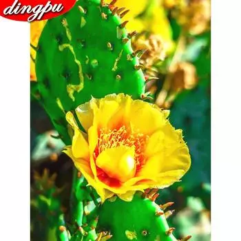 5D DIY Алмазная картина Цветок Алмазная вышивка Полноэкранная Алмазная мозаика Картины 20X30CM