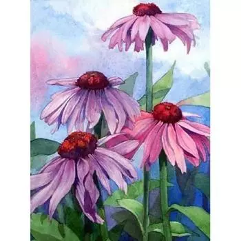 5D DIY Алмазная картина цветок Набор для вышивки крестом Мозаика Алмазная вышивка Роза Полный круглый/квадратный дрель Украшение дома Round 20x30cm