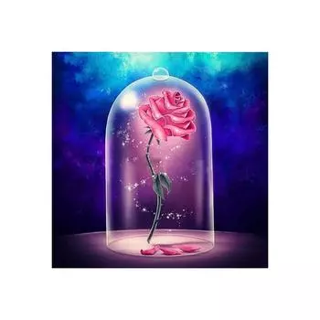 5D DIY Алмазная картина цветок вышивка стежками круглые смоляные стразы вышивка 25*25 см