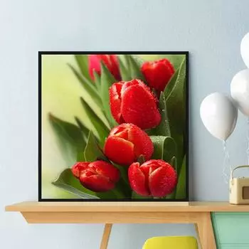 5D Diy Алмазная картина Цветы и бабочки Алмазная вышивка Полный набор для вышивки крестом Аниме Домашний декор Подарок ручной работы Round 30x30cm