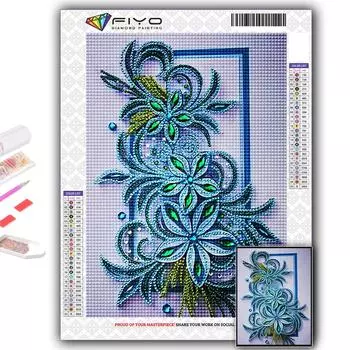 5D Diy Алмазная картина Цветы Вышивка крестиком Полная Алмазная вышивка Мозаика Full Round 20X30CM