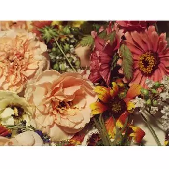 5D DIY Алмазная картина Цветы Вышивка Мозаика Вышивка крестом Горный хрусталь Украшение 20X30CM