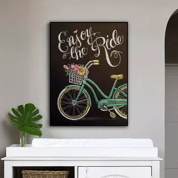 5D Diy Алмазная картина «День велоспорта» Набор для вышивки крестом Полная алмазная вышивка Мозаика Искусство Картина со стразами Декор Подарок Full Round 20x30cm