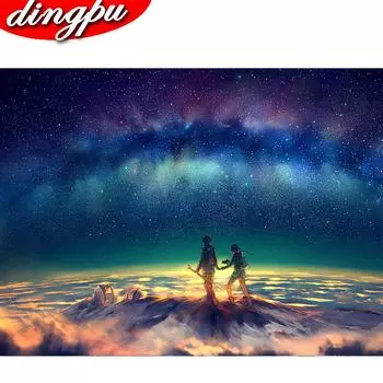 5D DIY Алмазная картина Девушка Вышивка крестиком Алмазная вышивка Дельфин Картина Стразы Алмазная мозаика Настенный декор 20X30CM