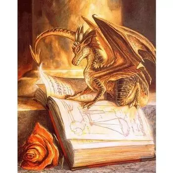 5D DIY Алмазная картина динозавр Алмазная вышивка крестиком мозаика из горного хрусталя 20X30CM