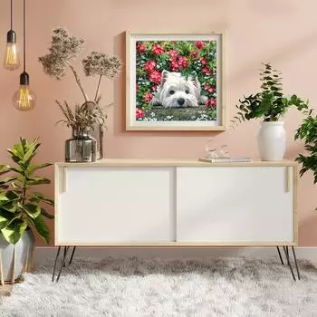 5D Diy Алмазная картина Фиолетовая бабочка Алмазная вышивка Полный набор аниме Наборы для вышивки крестом Домашний декор Подарок ручной работы Round 30x30cm