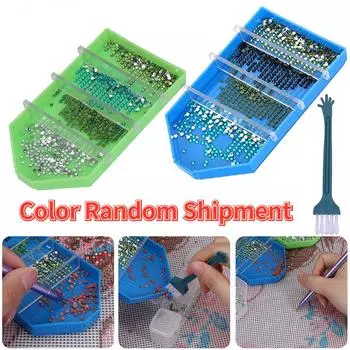 5D DIY Алмазная картина Инструмент Алмазная вышивка Аксессуары Большая емкость Большая дрель Пластины Бисерные пластины Пластиковый лоток 1set