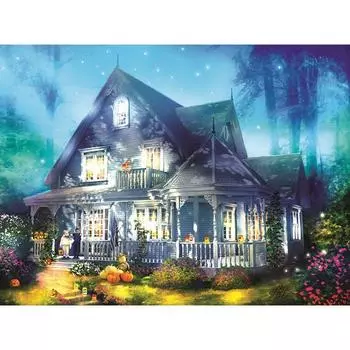 5D DIY Алмазная картина Эльф Замок Вышивка Мозаика Вышивка крестом Горный хрусталь Украшение 20X30CM