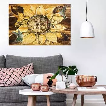 5D Diy Алмазная картина «Какой большой подсолнух», набор для вышивки крестом, полная Алмазная вышивка, мозаика, художественная картина, декор из страз, подарок Full Round 20x30cm