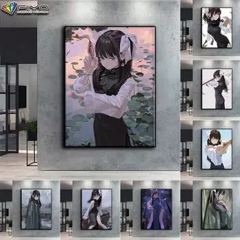 5D Diy Алмазная картина Китайский стиль Аниме Персонажи Вышивка крестом Полный Алмазная вышивка Мозаика Full Round 20X30CM