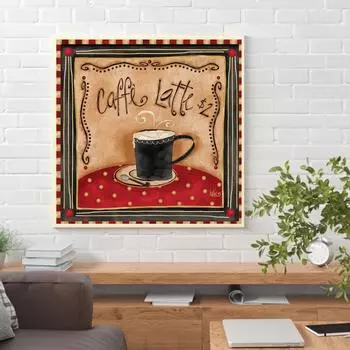 5D Diy Алмазная картина Кофе Алмазная вышивка Полный набор аниме Наборы для вышивки крестом Домашний декор Подарок ручной работы Round 40x40cm