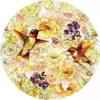 5D DIY Алмазная картина «Колибри Цветок любви» Алмазная вышивка Крестом Рукоделие 20X30CM