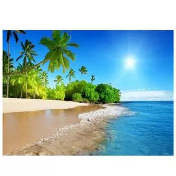 5D Diy Алмазная картина Красивый вид на море Алмазная вышивка Наборы для вышивки крестом Домашний декор Подарок ручной работы Round 20x30cm