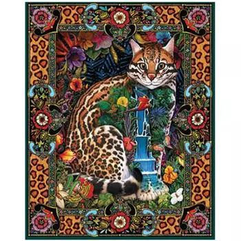 5D Diy Алмазная картина Красочная Леопардовая Вышивка Крестом Домашний Декор Ручной Подарок 20X25CM