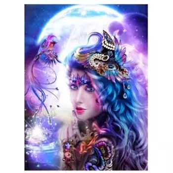 5D DIY Алмазная картина Красота Лунной Птицы Вышивка Крестом 5D Домашний Декор Подарок Full Round 20x30CM