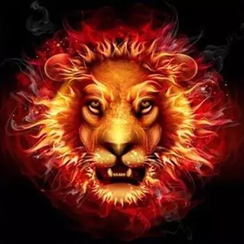 5D DIY Алмазная картина Лев и сын Алмазная вышивка Крест Стежок Горный хрусталь Домашний декор 30X30CM