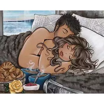 5D DIY Алмазная картина «Любовник сна» Алмазная вышивка Полный мозаичный набор Наборы для вышивки крестом Домашний декор Подарки ручной работы Round 20x30cm