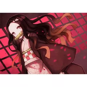 5D Diy Алмазная картина Манга Девушка Алмазная вышивка Крестом Домашний декор Подарки ручной работыjavascript: Round 20x30cm