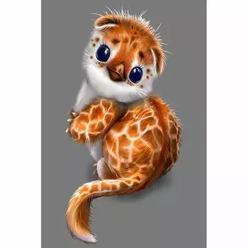 5D Diy Алмазная картина Милое животное 3D Вышивка крестиком Полный горный хрусталь Алмазная картина Вышивка Мозаика 20X30CM