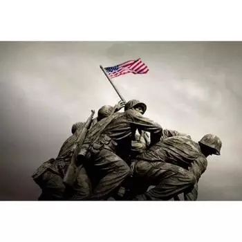 5D Diy Алмазная картина Мировая война Алмазная вышивка Крест Стежок Главная Декор Подарки ручной работы Round 20x30cm