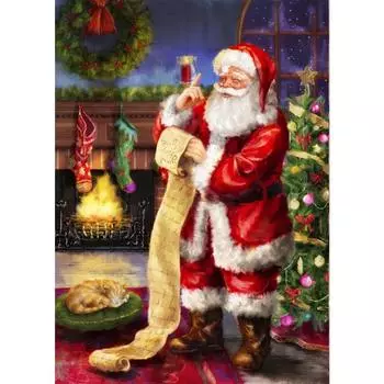 5d Diy Алмазная картина Мозаика Животное Домашний декор Вышивка Морской пейзаж Подарок ручной работы Full Round 20X30CM